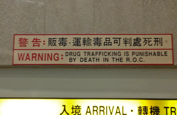 taiwan drug trafficking
